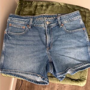 American Eagle Outfitters Light Blue Denim Jean Shorts
